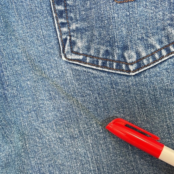 Vintage Harley-Davidson Y2K Straight Leg Jeans Blue Medium Wash Rigid 12 Long - Picture 8 of 13